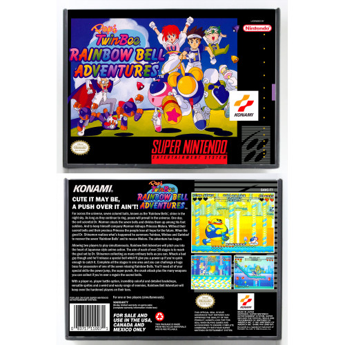 Pop'n TwinBee Rainbow Bell Adventures (SNES/SFC Hybrid Design)